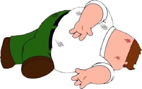 peter griffin death pose transparent.